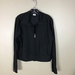 Nike, Sz XL, Black Jacket, black embroidered logo